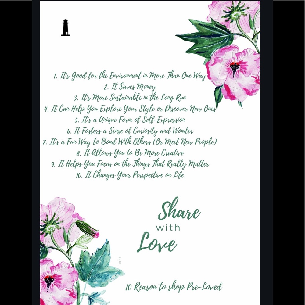 10 Reasons to Shop Pre Loved